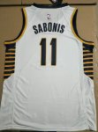 Maillot de Basket #11 Sabonis Pacer Blanc